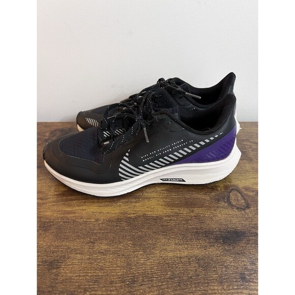 Nike Womens Air Zoom Pegasus 36 Shield AQ8006-002 Black Running Shoes Sz 5.5 - Picture 5 of 16